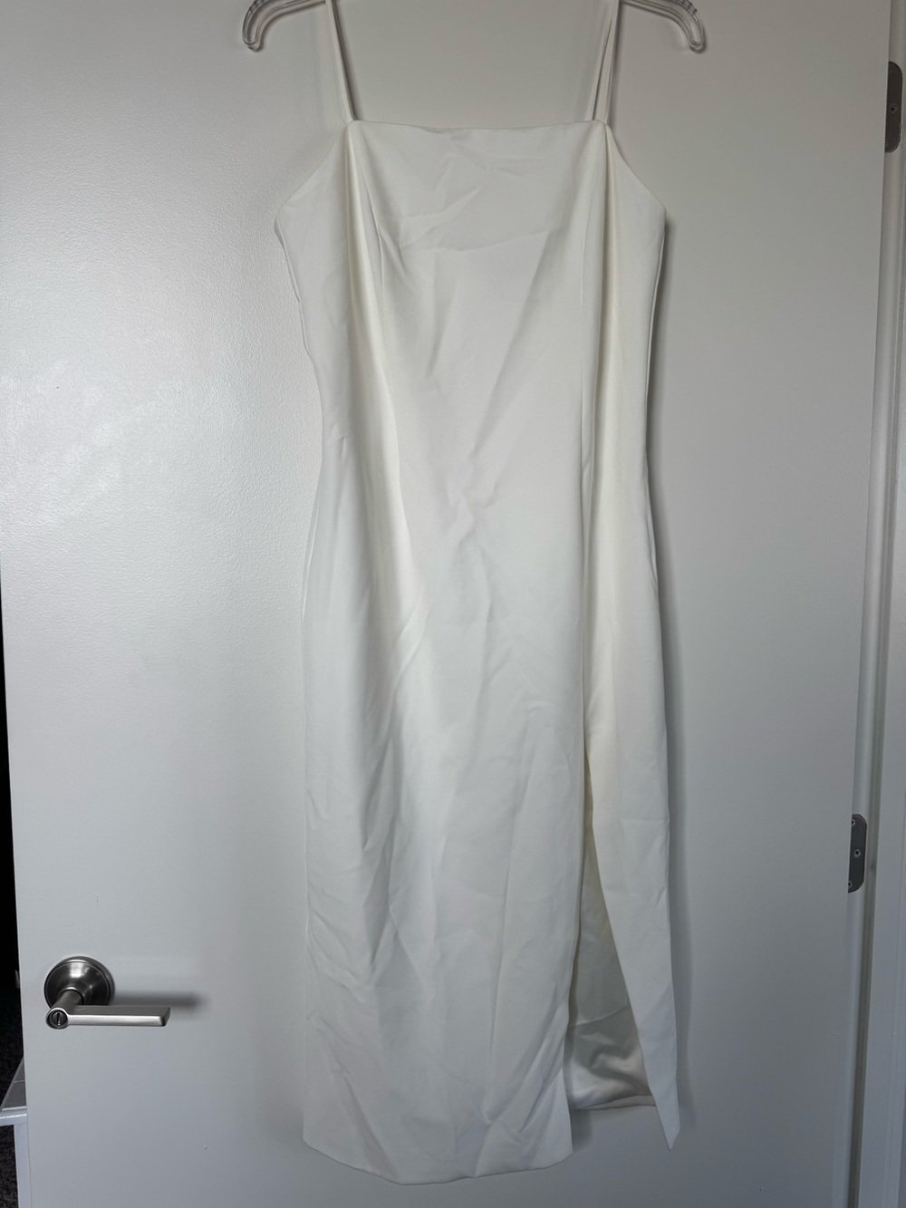Bardot White Midi Dress with Side Slit (US 8/M)